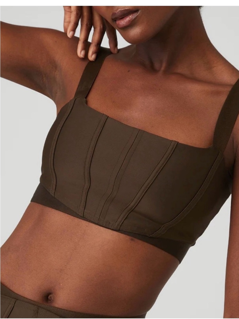ALO Yoga Airlift Corset Bra-EUC!!